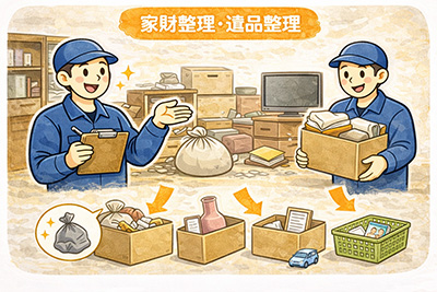 家財整理・遺品整理